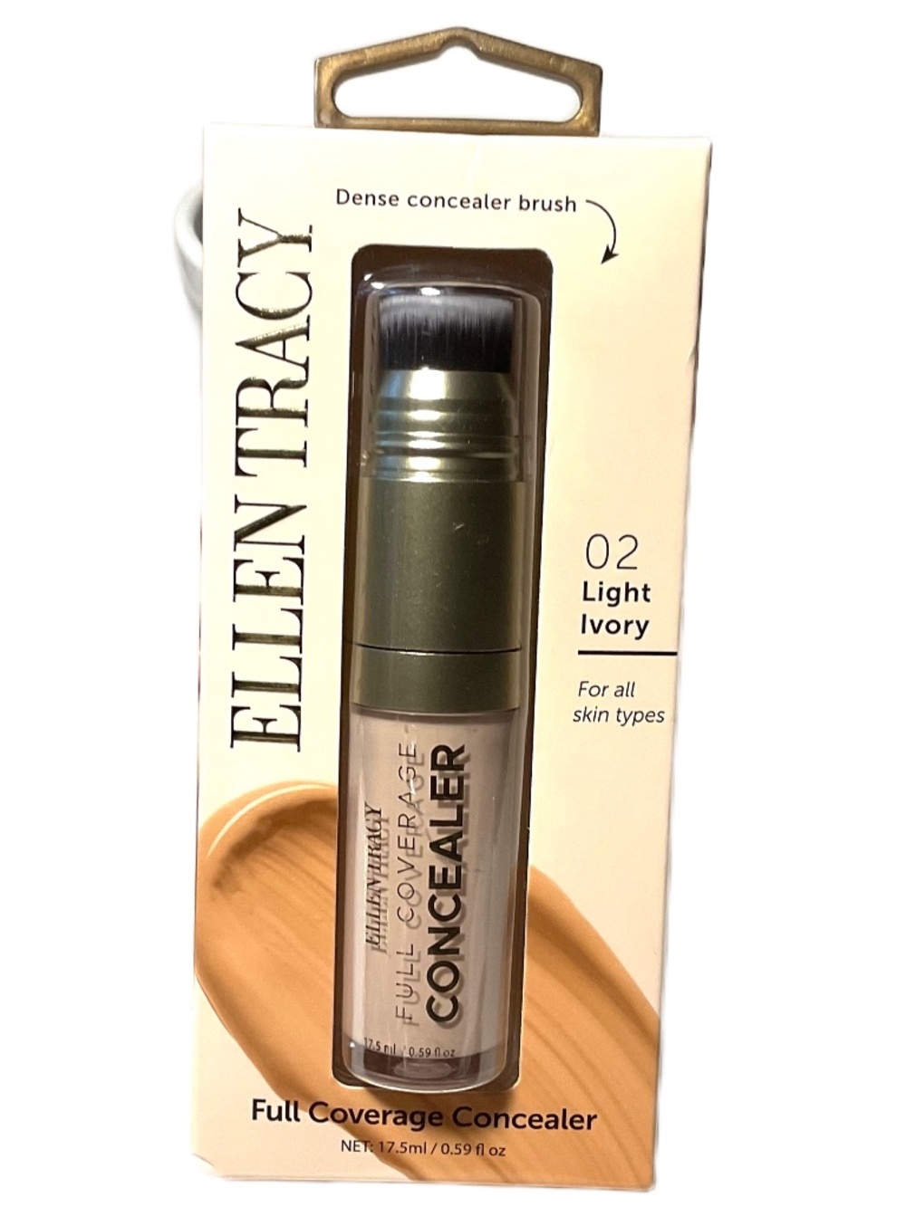 Ellen Tracy Full Coverage Concealer - 02 Light Ivory